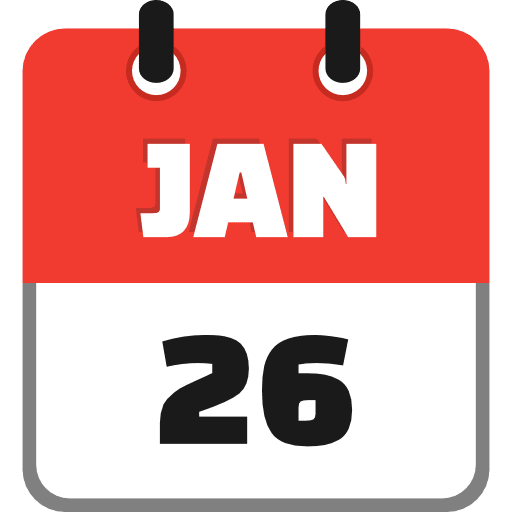 january 26 icon