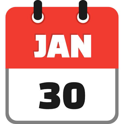 january 30 icon