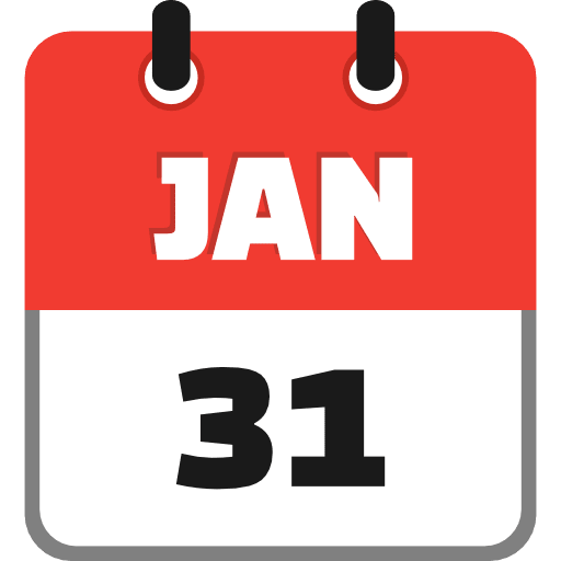 january 31 icon